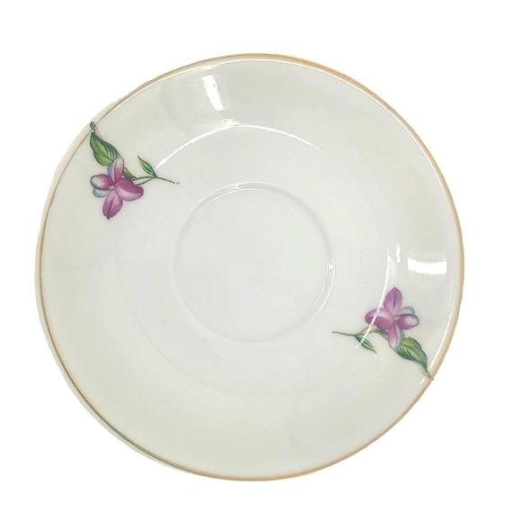 Vintage Violet Teacup and Saucer set for 2 - Made in Japan - Picture 8 of 11